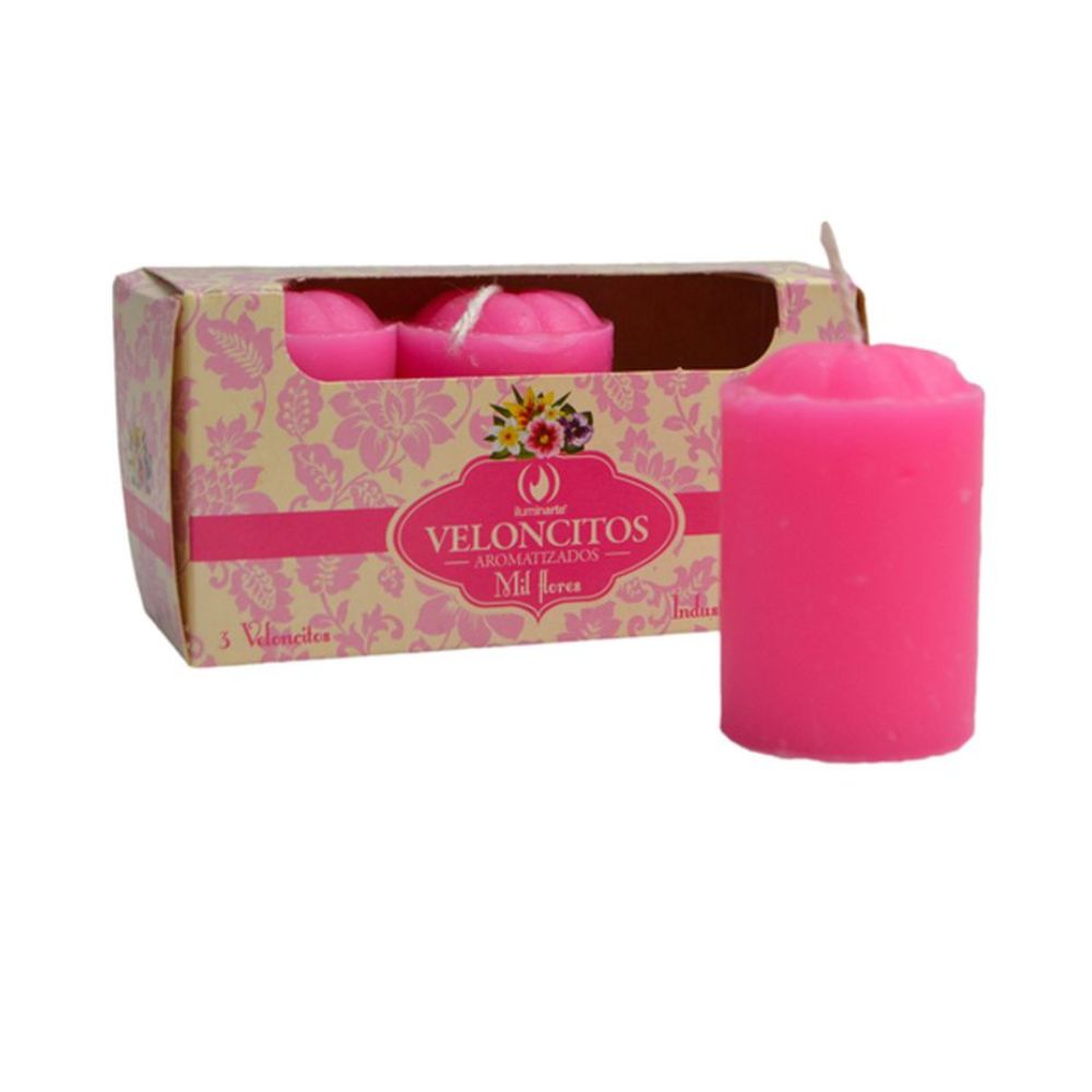 VELON 3.5C DIAM.X3 PERF.MIL FLORES ILUMINARTE