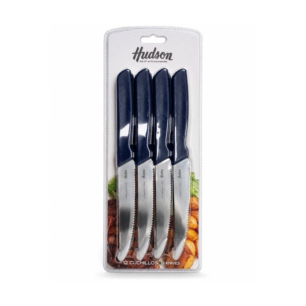 CUCHILLO BASIC X12 AZUL HUDSON
