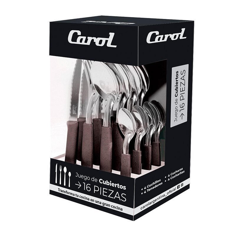 JGO.CUB.X16 CAROL M/GRIS HOME CAJA C/VISOR