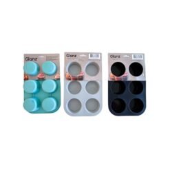 MOLDE P/MUFFIN SILICONA X6 25X17X3C GLANZ 23471
