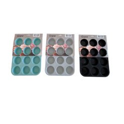 MOLDE P/MUFFIN SILICONA X12 29X22X3C GLANZ 23472