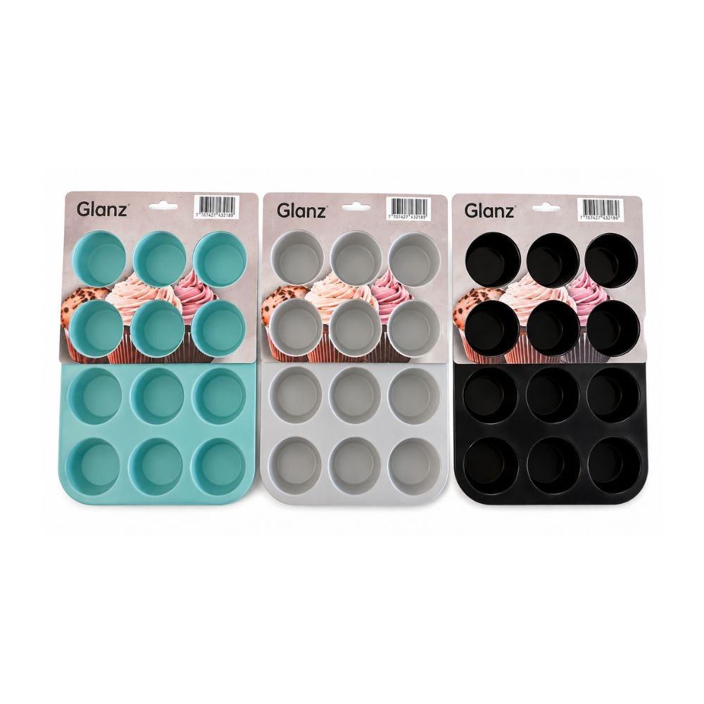MOLDE P/MUFFIN SILICONA X12 29X22X3C GLANZ 23472