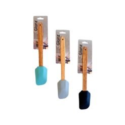 ESPATULA SILICONA 28C MANGO MADERA GLANZ 23481