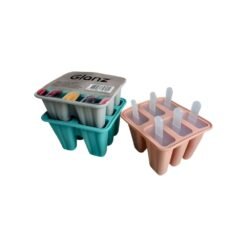 MOLDE P/HELADO SILICONA X6 12X14X9C GLANZ 23485