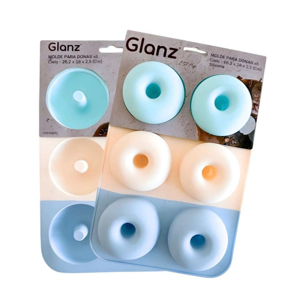 MOLDE P/DONAS X6 SILICONA TRICOLOR GLANZ 251141