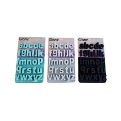 MOLDE SILICONA ABECEDARIO MINUSCULA GLANZ 251150