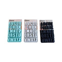 MOLDE SILICONA ABECEDARIO MAYUSCULA GLANZ 251151