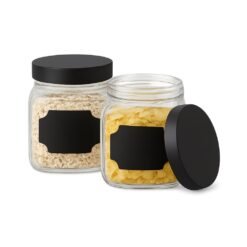 FRASCO TAPA METAL NEGRA SANTA ANA 700CC GLANZ