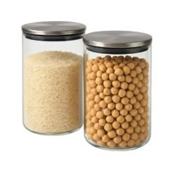 FRASCO TAPA METAL PLATEADA ARCOS 1,2LT GLANZ