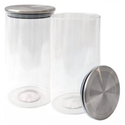 FRASCO TAPA METAL PLATEADA ARCOS 1,8LT GLANZ