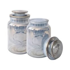 FRASCO TAPA VIDRIO GRIS CENIZA 1,1LT GLANZ