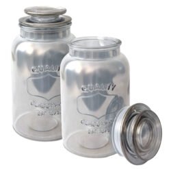FRASCO TAPA VIDRIO GRIS CENIZA 1,6LT GLANZ