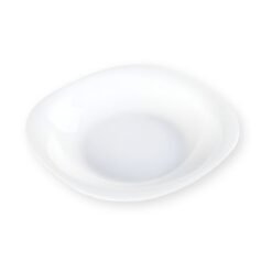 PLATO HONDO CUAD.23C OPAL BLANCO GLANZ