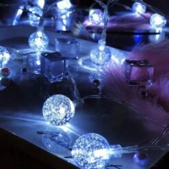 LUCES BOLITAS BRILLANTES BLANCAS 3MT 251369-B