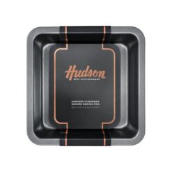 ASADERA CUAD.22.5X22.5X4C ANTIADH.GRAFITO HUDSON