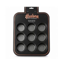 MOLDE MUFFIN X12 ANTIADH.GRAFITO HUDSON