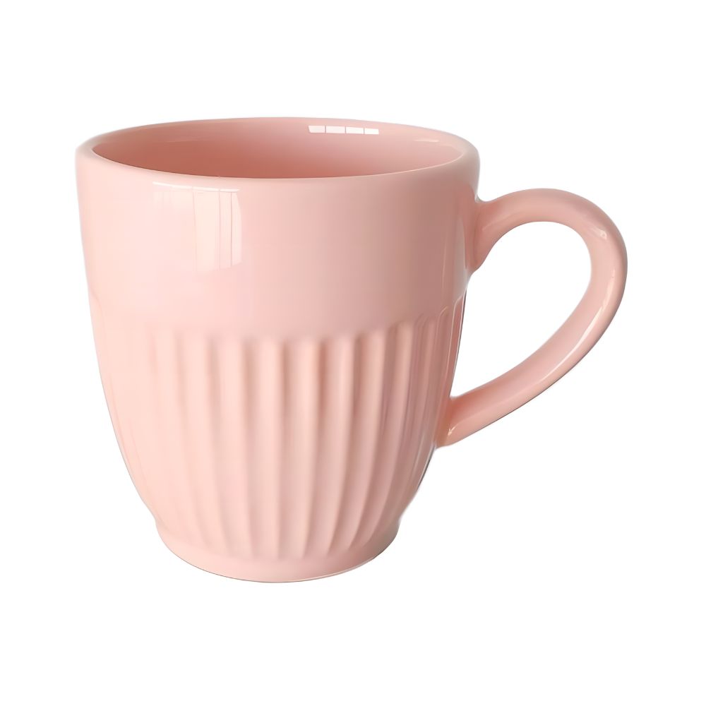 JARRO MUG CERAM.CANELA ROSA 300ML