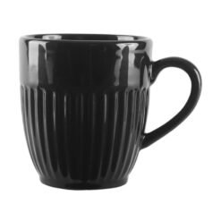 JARRO MUG CERAM.CANELA NEGRO 300ML