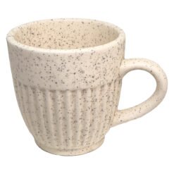 JARRO CERAM.CAFE DOBLE CANELA JASPEADO CREMA 110ML