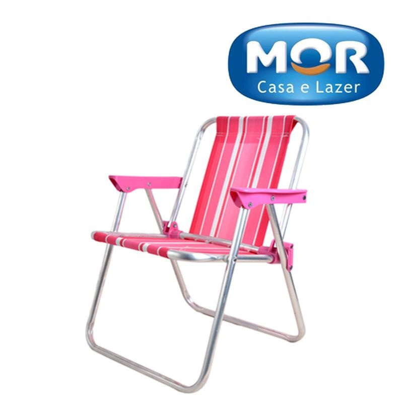 SILLA INFANTIL ALTA ALUMINIO ROSA MOR 2122