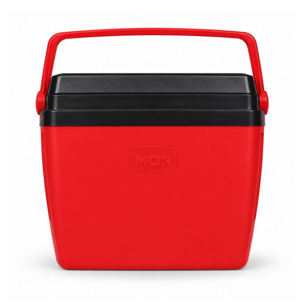 HELADERA MOR 34LT ROJO C/NEGRO