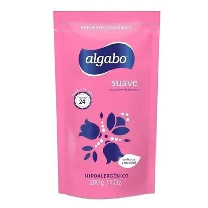 POLVO DESOD.ALGABO SUAVE BOLSA 200GR