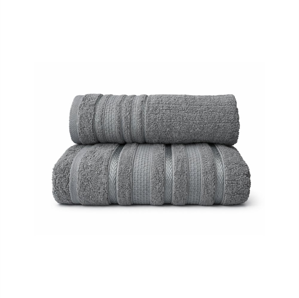 TOALLA ALHENA 50X80C MADISON GRIS 450GR